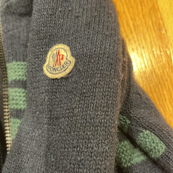Moncler knitted zip up cardigan kids - Picture 2 of 4